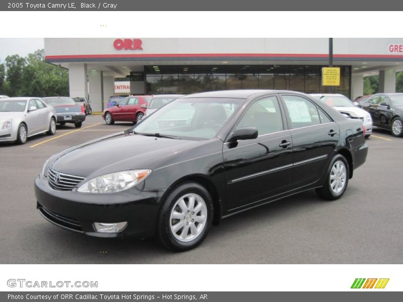 Black / Gray 2005 Toyota Camry LE