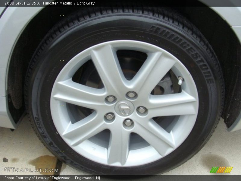 Tungsten Metallic / Light Gray 2008 Lexus ES 350