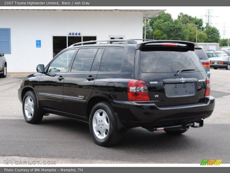 Black / Ash Gray 2007 Toyota Highlander Limited