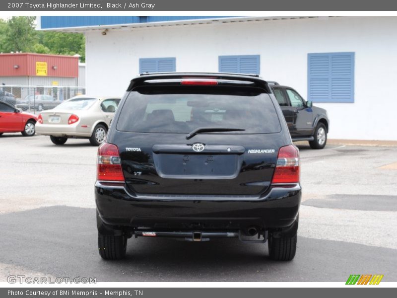 Black / Ash Gray 2007 Toyota Highlander Limited