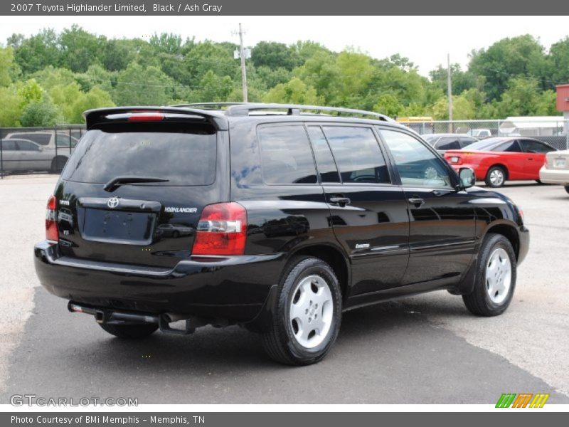Black / Ash Gray 2007 Toyota Highlander Limited