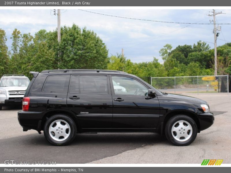 Black / Ash Gray 2007 Toyota Highlander Limited