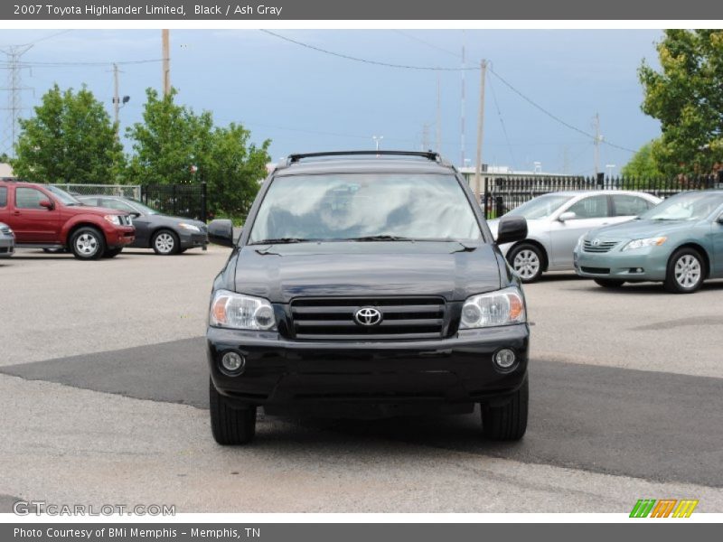 Black / Ash Gray 2007 Toyota Highlander Limited