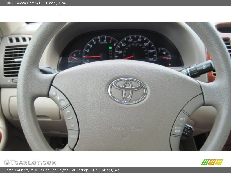 Black / Gray 2005 Toyota Camry LE