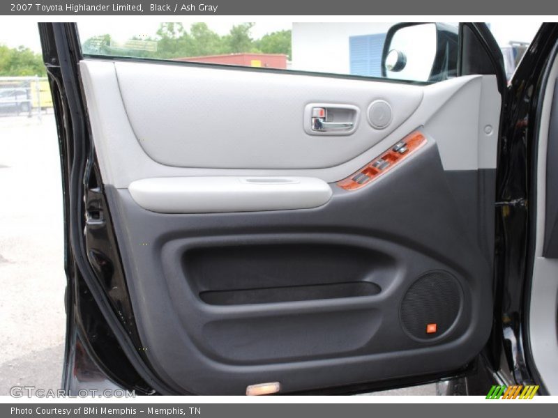 Black / Ash Gray 2007 Toyota Highlander Limited
