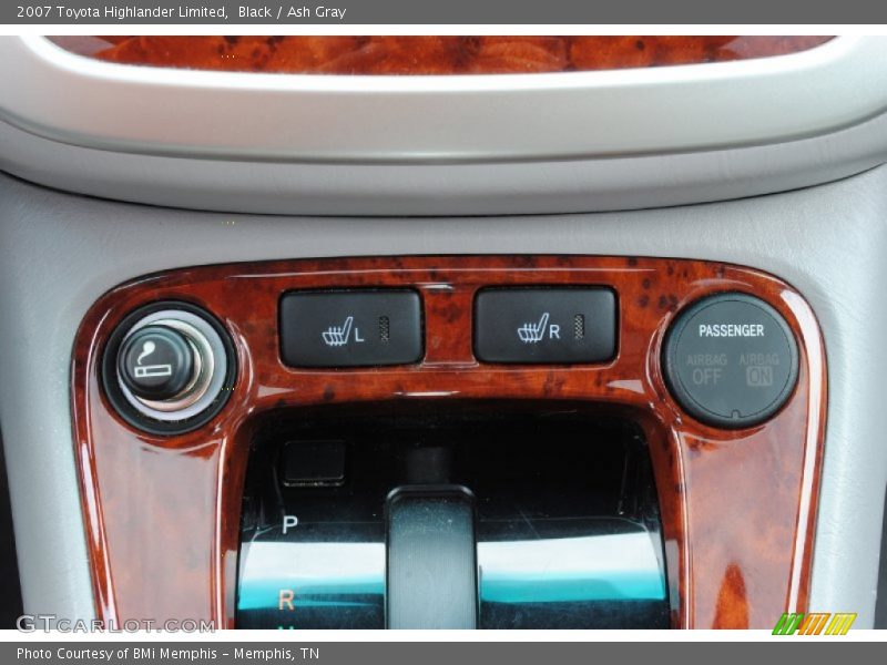 Black / Ash Gray 2007 Toyota Highlander Limited