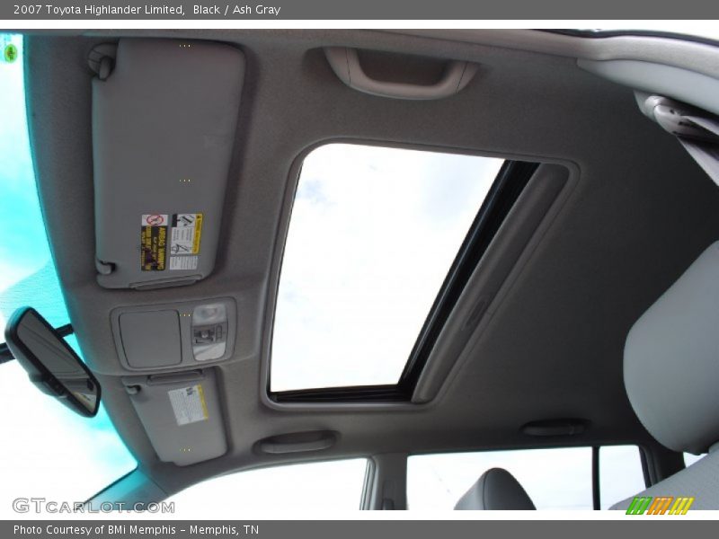 Black / Ash Gray 2007 Toyota Highlander Limited