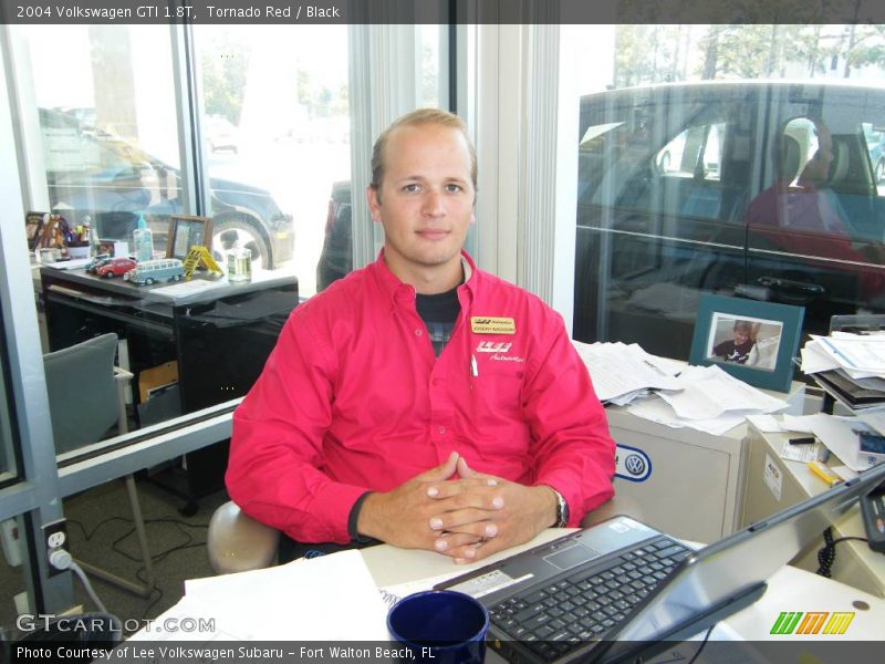 Tornado Red / Black 2004 Volkswagen GTI 1.8T