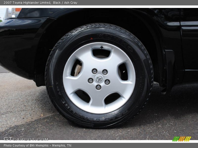 Black / Ash Gray 2007 Toyota Highlander Limited