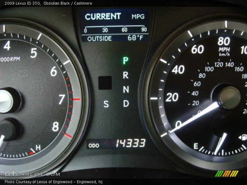 Obsidian Black / Cashmere 2009 Lexus ES 350