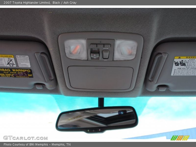 Black / Ash Gray 2007 Toyota Highlander Limited