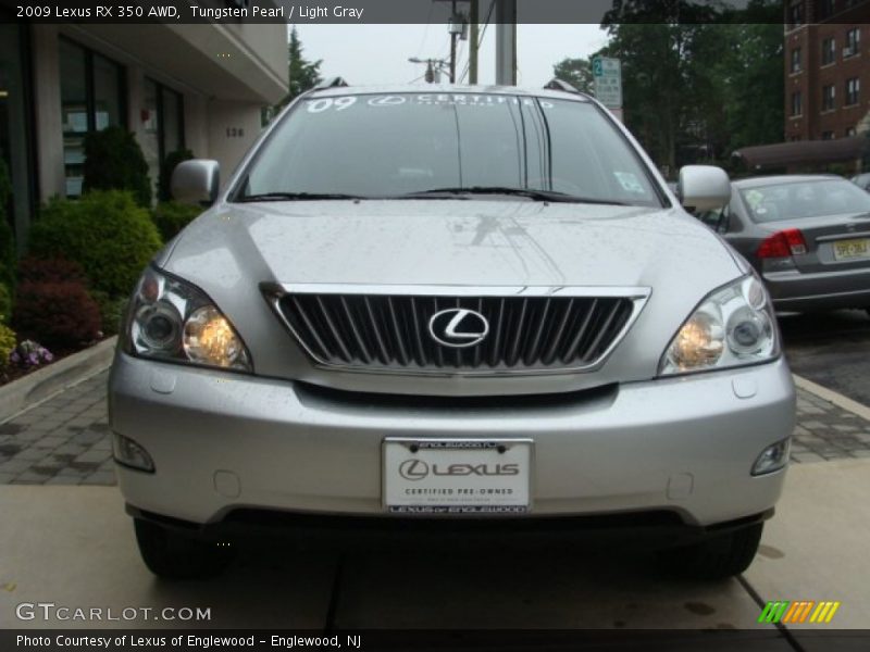 Tungsten Pearl / Light Gray 2009 Lexus RX 350 AWD