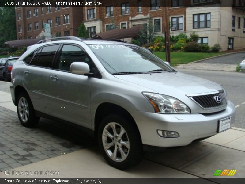 Tungsten Pearl / Light Gray 2009 Lexus RX 350 AWD