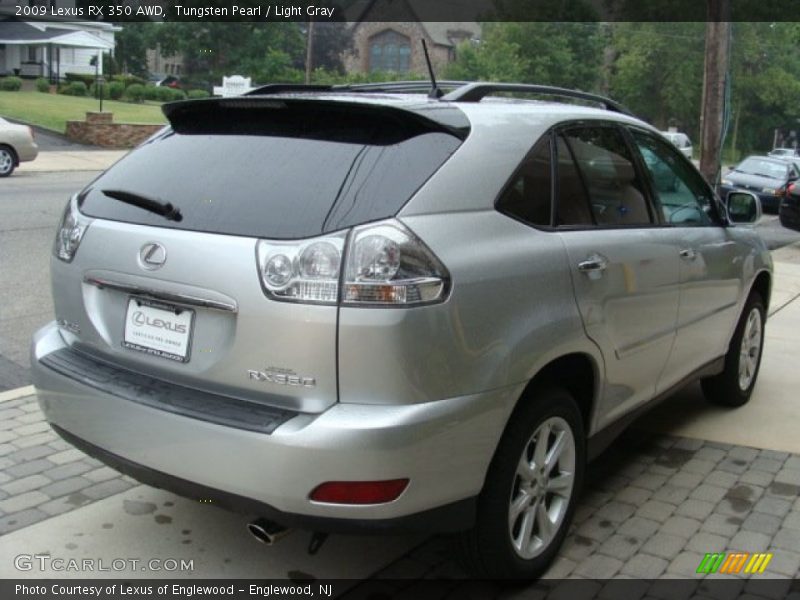 Tungsten Pearl / Light Gray 2009 Lexus RX 350 AWD