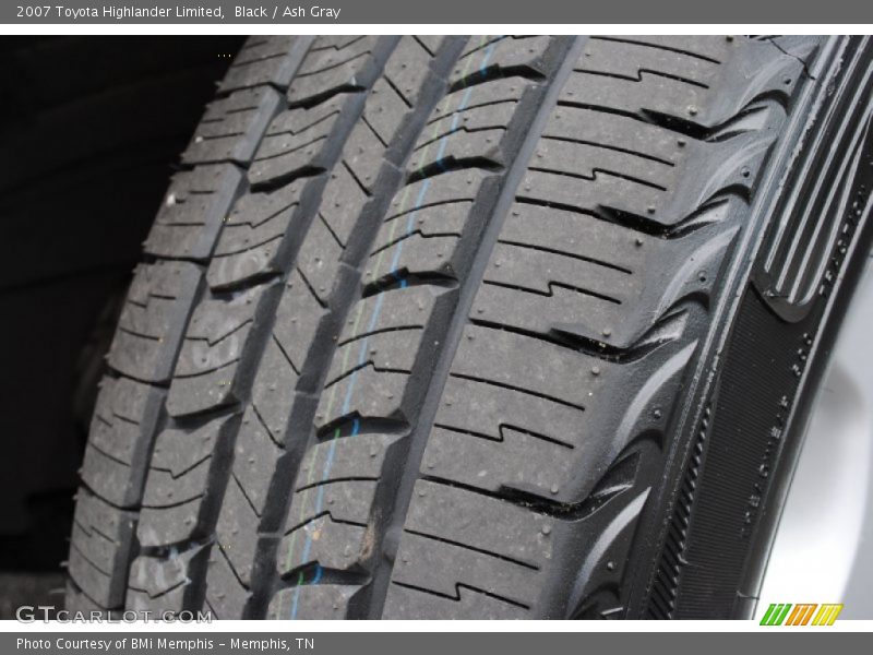 Black / Ash Gray 2007 Toyota Highlander Limited