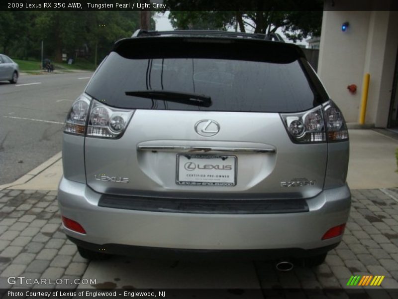 Tungsten Pearl / Light Gray 2009 Lexus RX 350 AWD