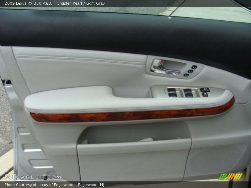 Tungsten Pearl / Light Gray 2009 Lexus RX 350 AWD