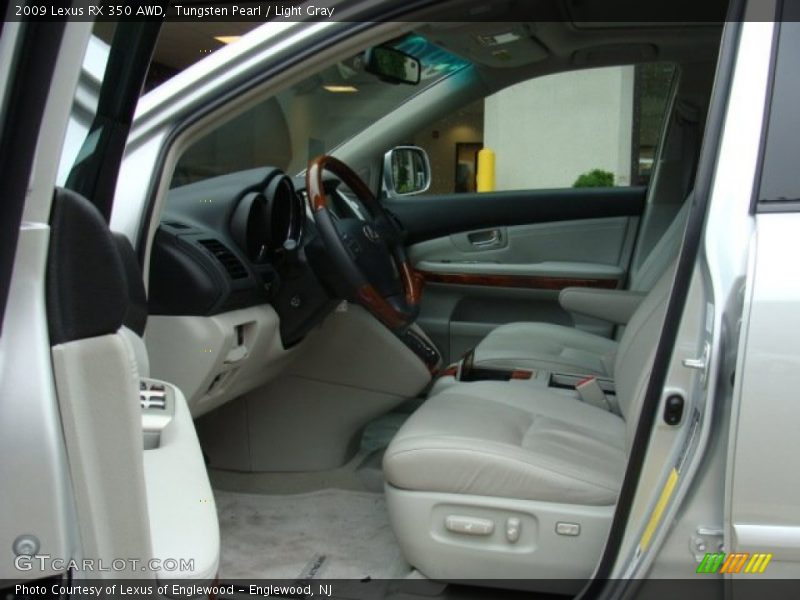 Tungsten Pearl / Light Gray 2009 Lexus RX 350 AWD
