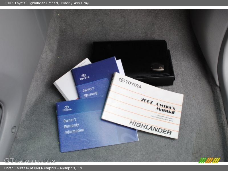 Black / Ash Gray 2007 Toyota Highlander Limited