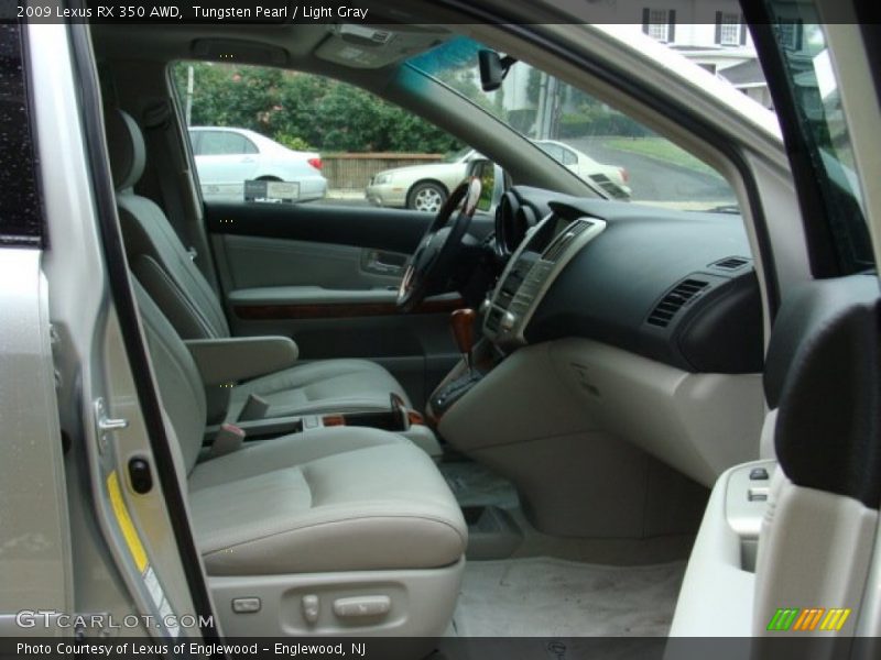 Tungsten Pearl / Light Gray 2009 Lexus RX 350 AWD