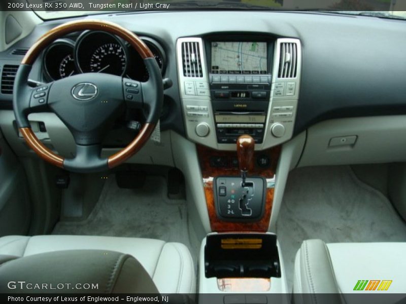 Tungsten Pearl / Light Gray 2009 Lexus RX 350 AWD