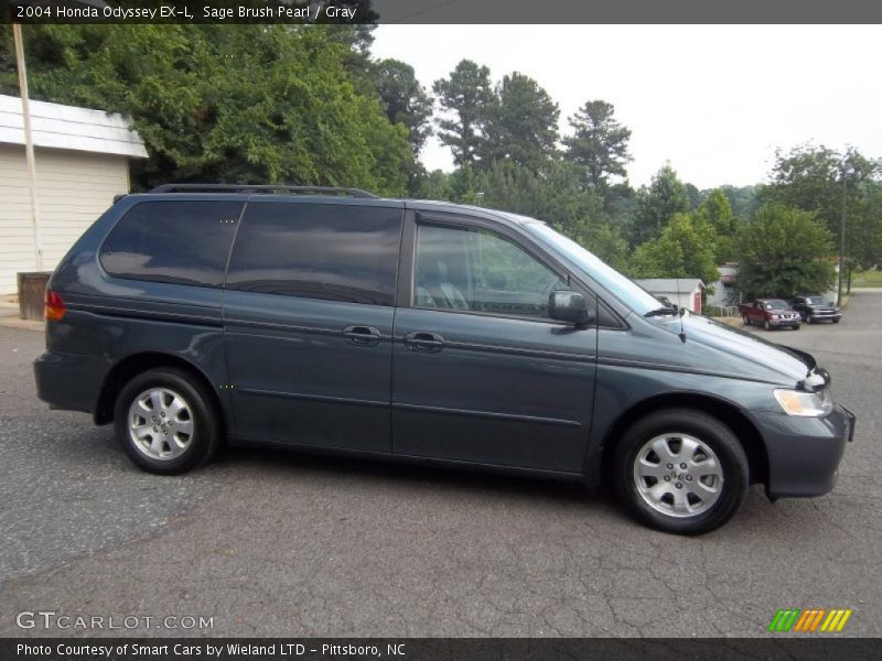 Sage Brush Pearl / Gray 2004 Honda Odyssey EX-L