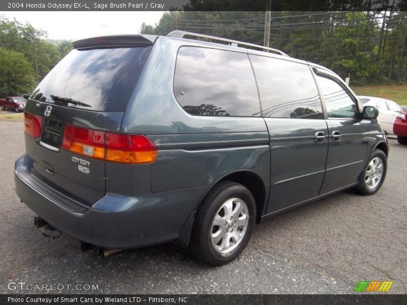 Sage Brush Pearl / Gray 2004 Honda Odyssey EX-L