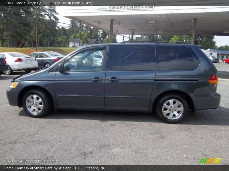 Sage Brush Pearl / Gray 2004 Honda Odyssey EX-L