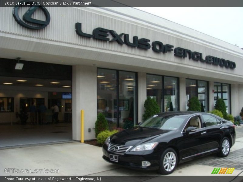 Obsidian Black / Parchment 2010 Lexus ES 350