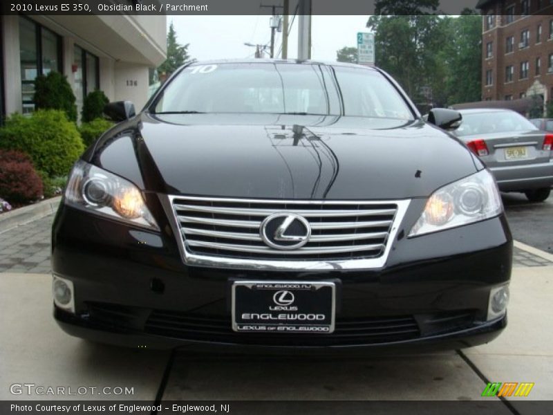 Obsidian Black / Parchment 2010 Lexus ES 350