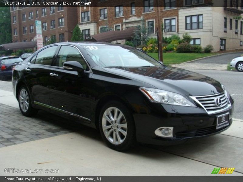Obsidian Black / Parchment 2010 Lexus ES 350