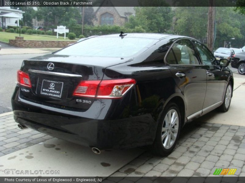 Obsidian Black / Parchment 2010 Lexus ES 350