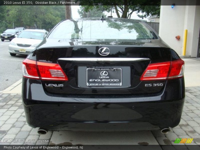 Obsidian Black / Parchment 2010 Lexus ES 350