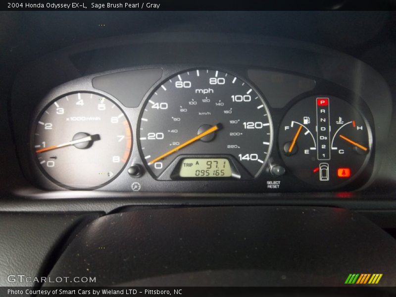 Sage Brush Pearl / Gray 2004 Honda Odyssey EX-L