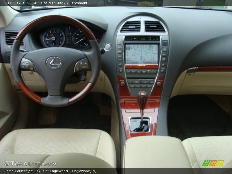 Obsidian Black / Parchment 2010 Lexus ES 350