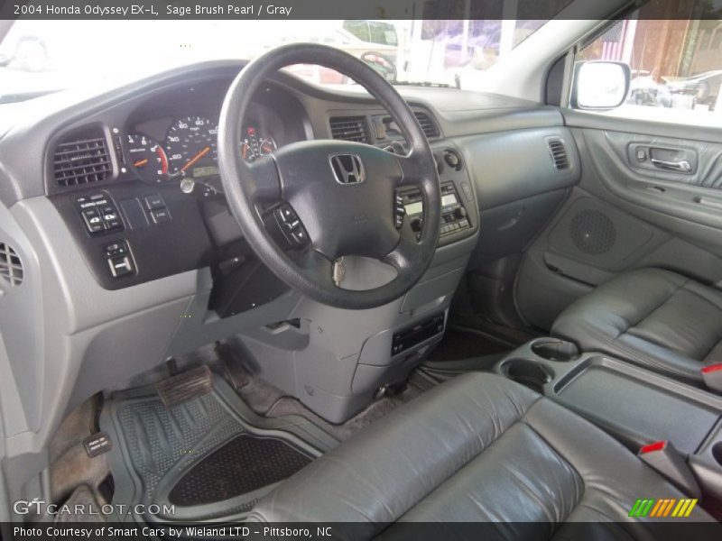 Sage Brush Pearl / Gray 2004 Honda Odyssey EX-L
