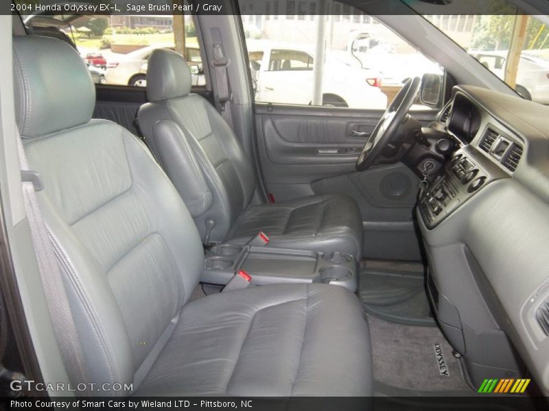 Sage Brush Pearl / Gray 2004 Honda Odyssey EX-L