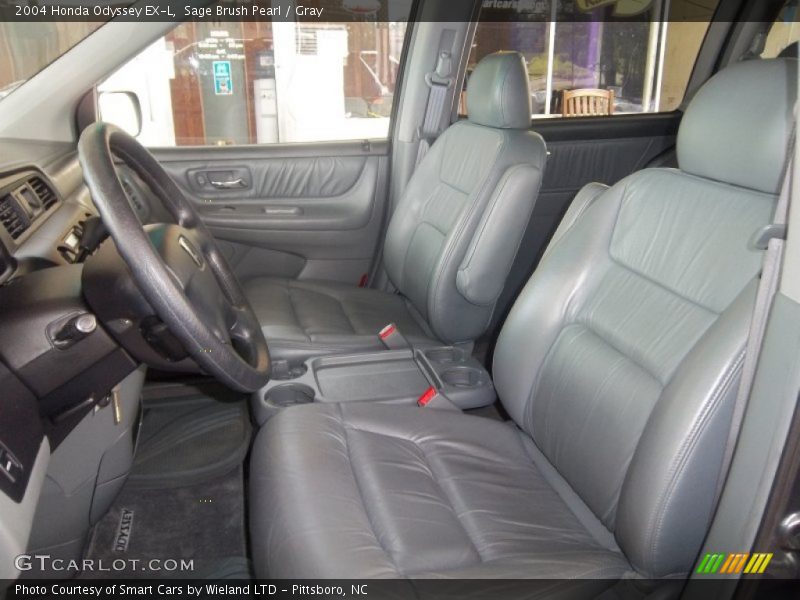 Sage Brush Pearl / Gray 2004 Honda Odyssey EX-L