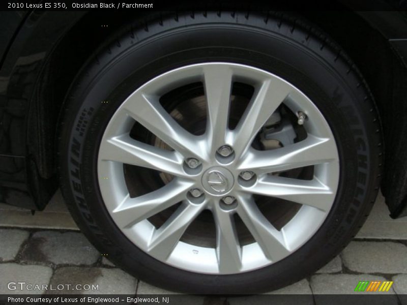 Obsidian Black / Parchment 2010 Lexus ES 350