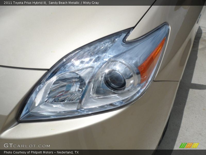 Sandy Beach Metallic / Misty Gray 2011 Toyota Prius Hybrid III