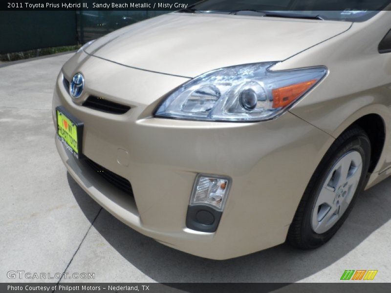 Sandy Beach Metallic / Misty Gray 2011 Toyota Prius Hybrid III