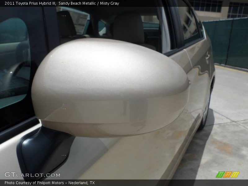 Sandy Beach Metallic / Misty Gray 2011 Toyota Prius Hybrid III
