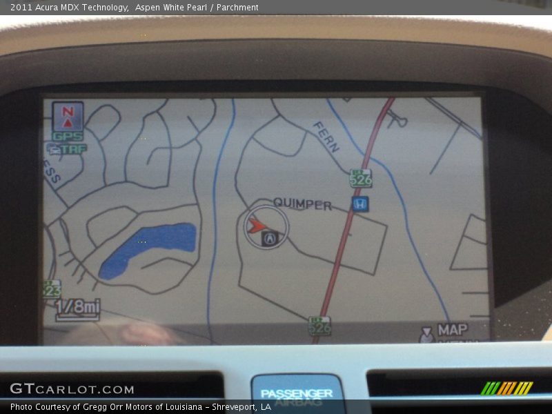 Navigation of 2011 MDX Technology