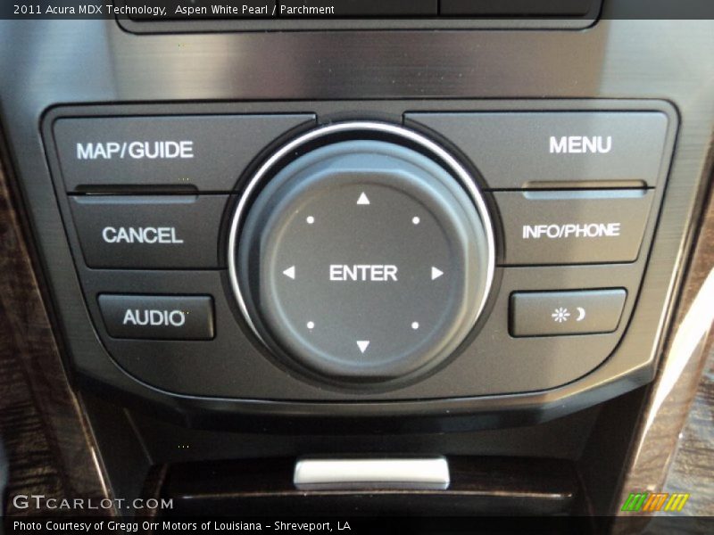 Controls of 2011 MDX Technology