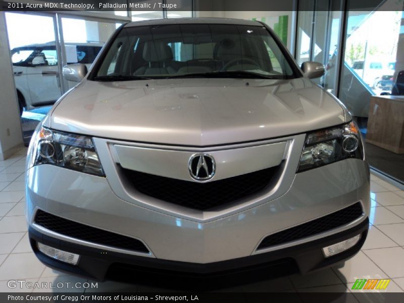 Palladium Metallic / Taupe 2011 Acura MDX Technology