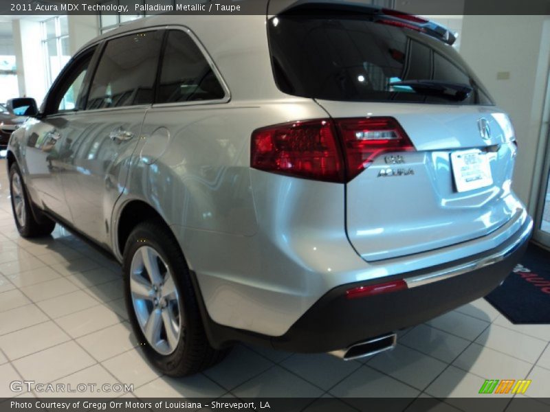 Palladium Metallic / Taupe 2011 Acura MDX Technology