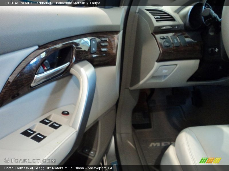 Palladium Metallic / Taupe 2011 Acura MDX Technology