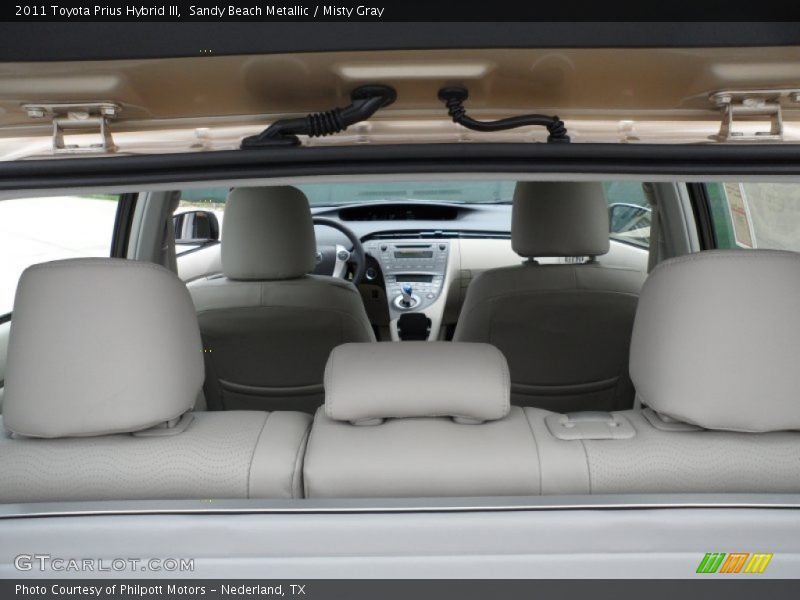 Sandy Beach Metallic / Misty Gray 2011 Toyota Prius Hybrid III