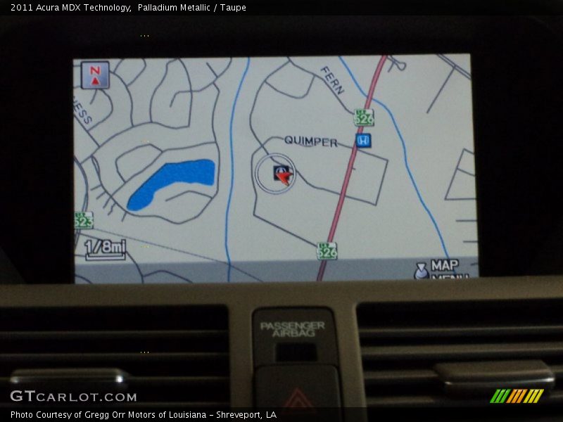 Navigation of 2011 MDX Technology
