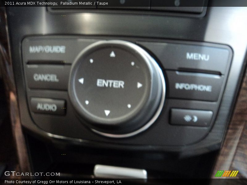 Palladium Metallic / Taupe 2011 Acura MDX Technology